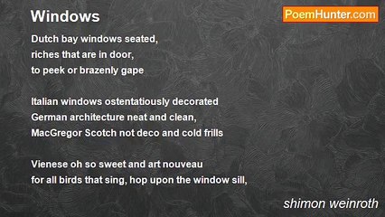 shimon weinroth - Windows