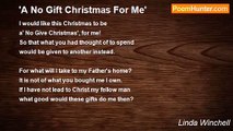 Linda Winchell - 'A No Gift Christmas For Me'