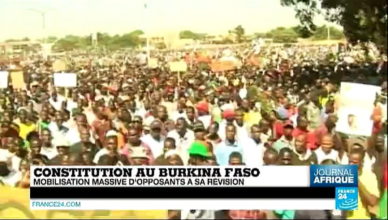 LE JOURNAL DE L'AFRIQUE - Burkina Faso : manifestation monstre à Ouagadougou