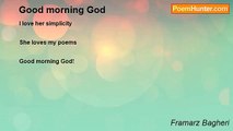 Framarz Bagheri - Good morning God