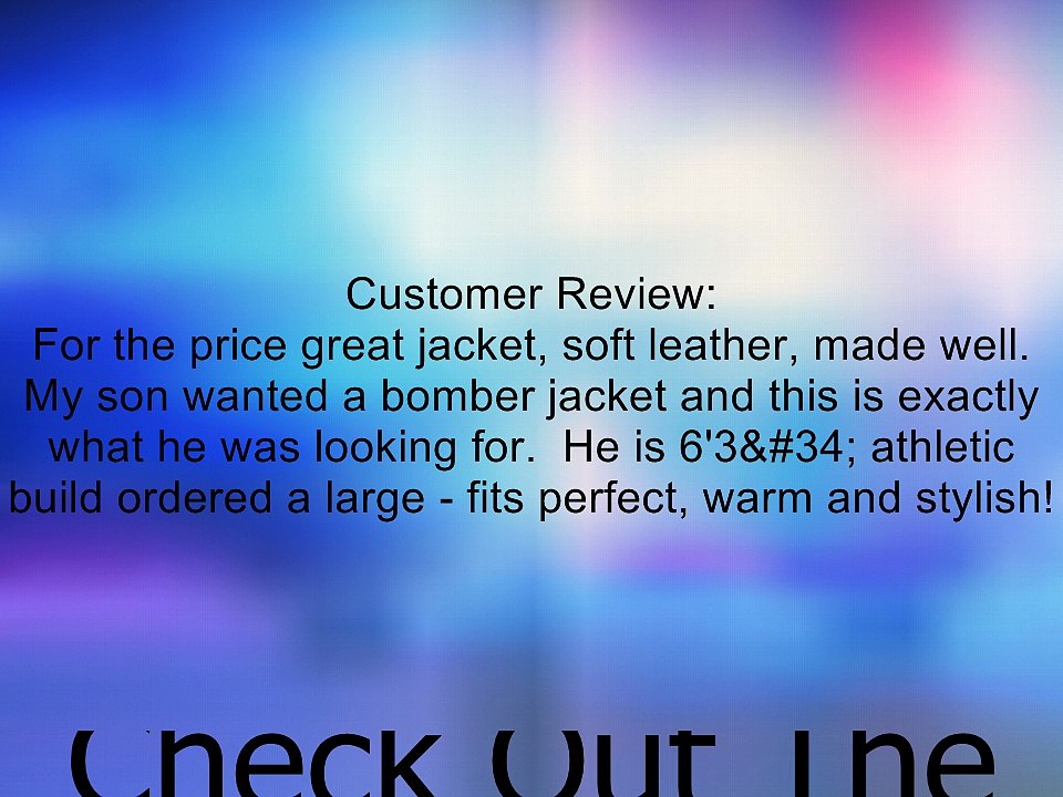 Ramonti Mens Distressed Leather Flight Bomber