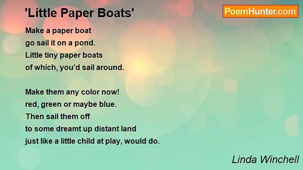 Linda Winchell - 'Little Paper Boats'