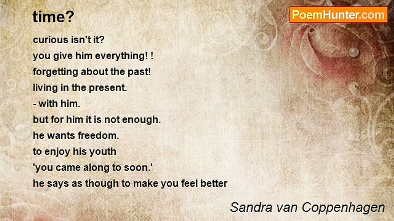 Sandra van Coppenhagen - time?