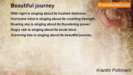 Kranthi Pothineni - Beautiful journey