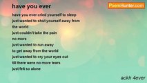 ackh 4ever - have you ever