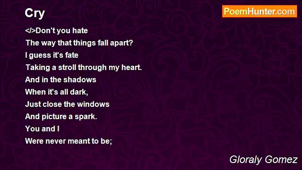 Gloraly Gomez - Cry
