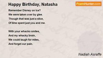 Nadiah Asraffe - Happy Birthday, Natasha