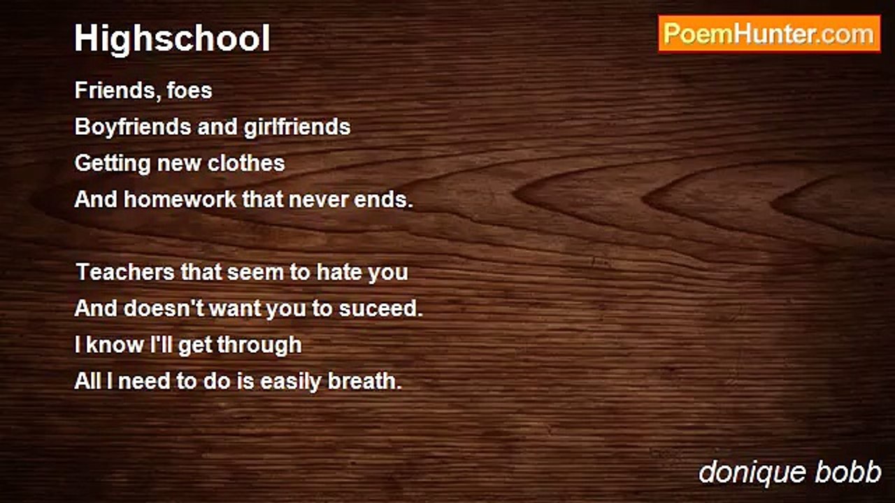 donique bobb - Highschool