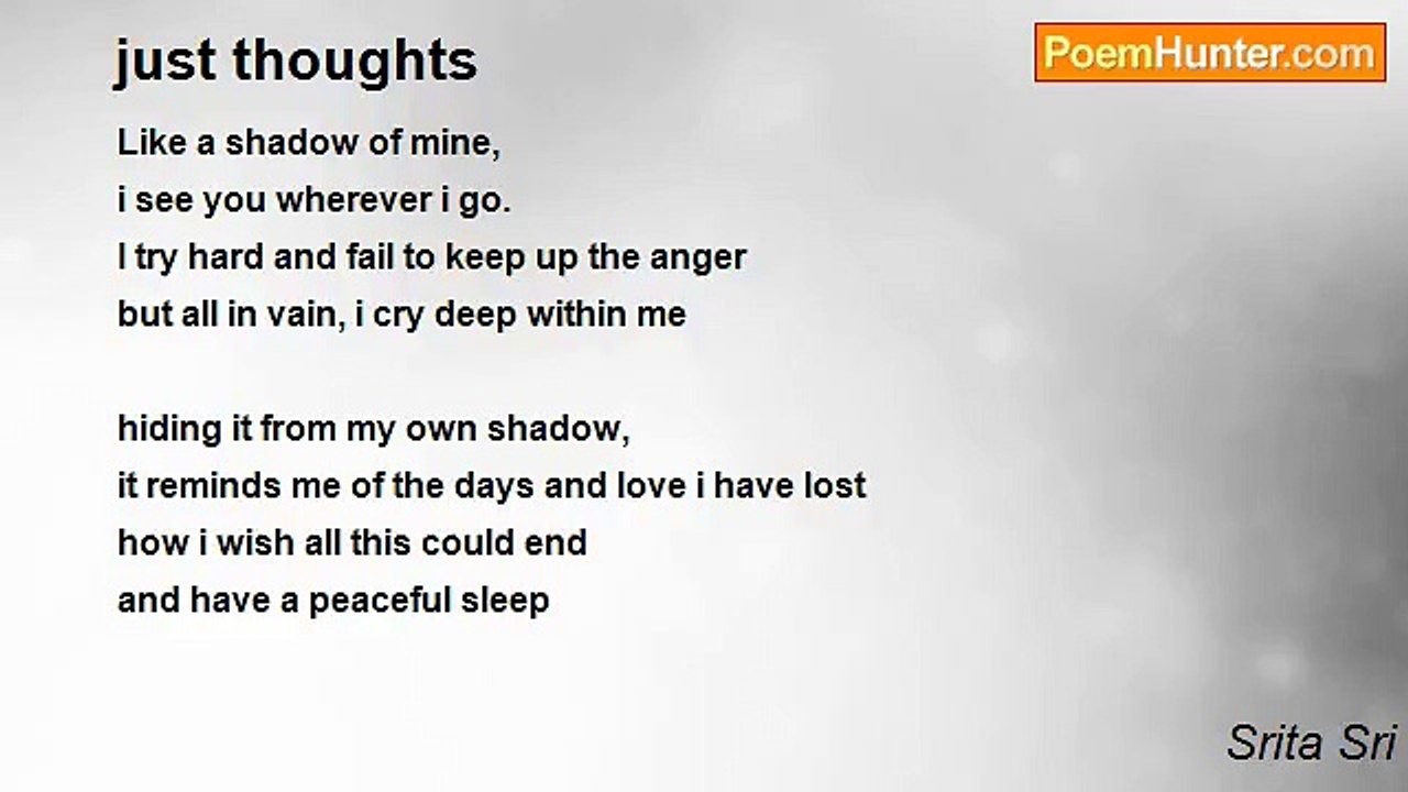Srita Sri - just thoughts