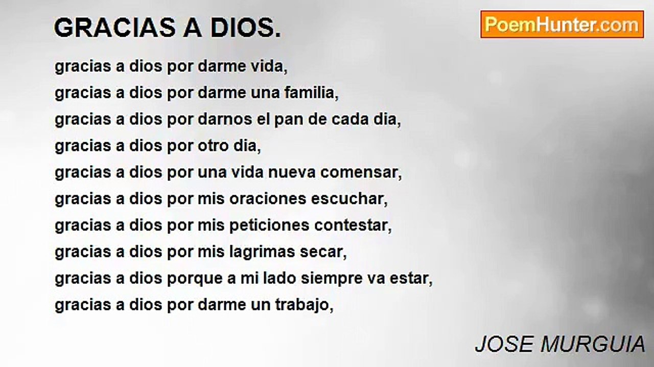 JOSE MURGUIA - GRACIAS A DIOS.