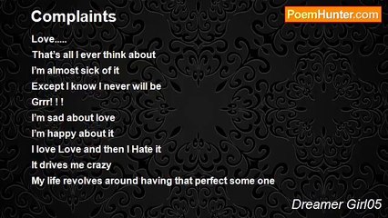 Dreamer Girl05 - Complaints