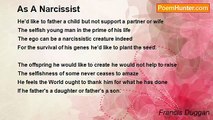 Francis Duggan - As A Narcissist