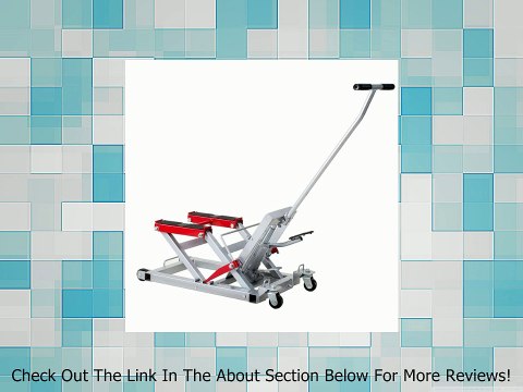 Pro-Lift T-2152 Grey Hydraulic Motorcycle Jack - 1500 lb. Capacity