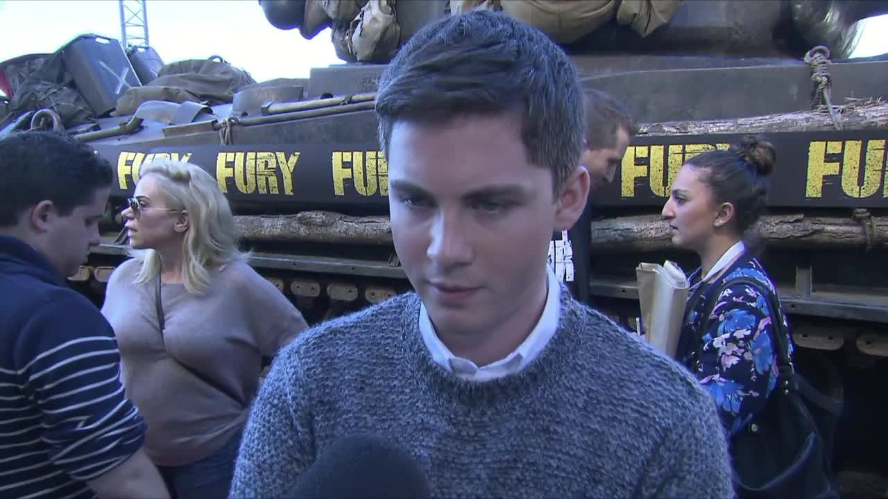 Logan Lerman Talks About The 'Fury' of War In Paris