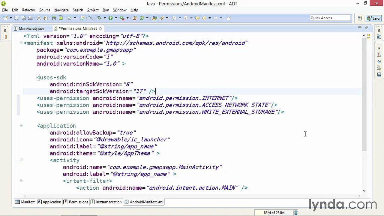 chapter 2001.Adding required permissions to a project
