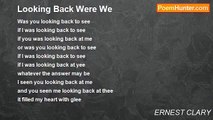 ERNEST CLARY - Looking Back Were We