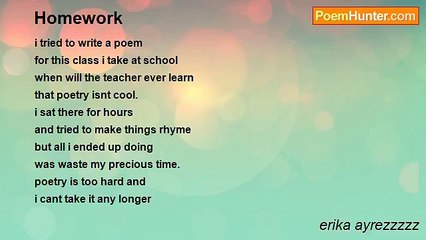 erika ayrezzzzz - Homework