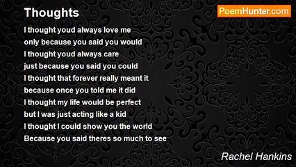 Rachel Hankins - Thoughts