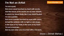 Siryoc ( Zeinab Mahsa ) - I'm Not an Artist