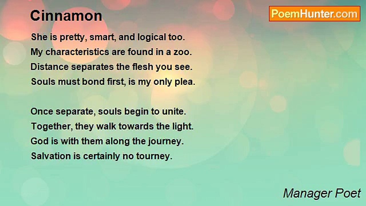 Manager Poet - Cinnamon