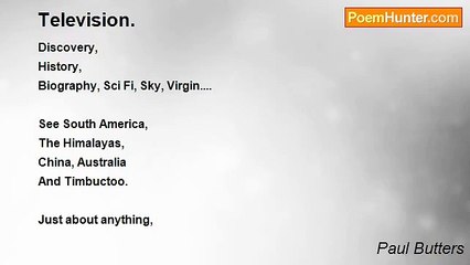 Paul Butters - Television.