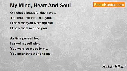 Ridah Ellahi - My Mind, Heart And Soul