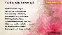 Harmeet Saluja - Yaad aa raha hai wo pal! !