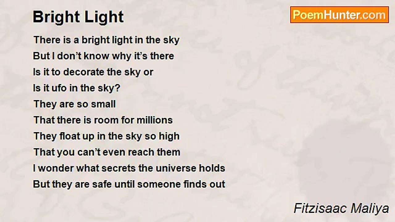 Fitzisaac Maliya - Bright Light