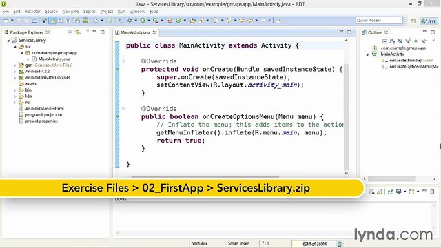 chapter 2003.Importing and linking the Google Play services library
