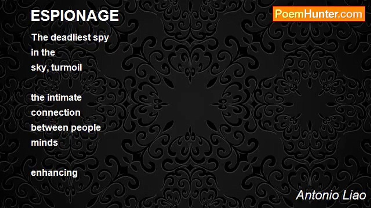 Antonio Liao - ESPIONAGE