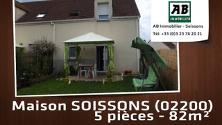 A vendre - maison - SOISSONS (02200) - 5 pièces - 82m²