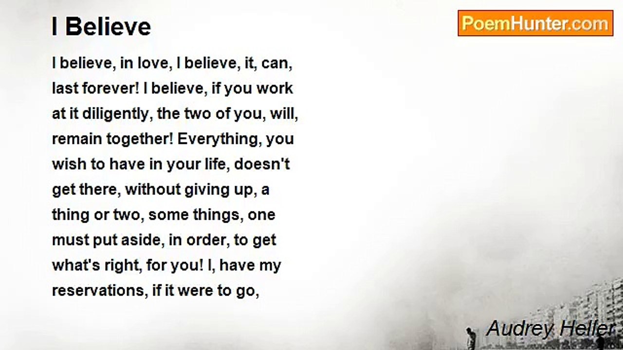 Audrey Heller - I Believe