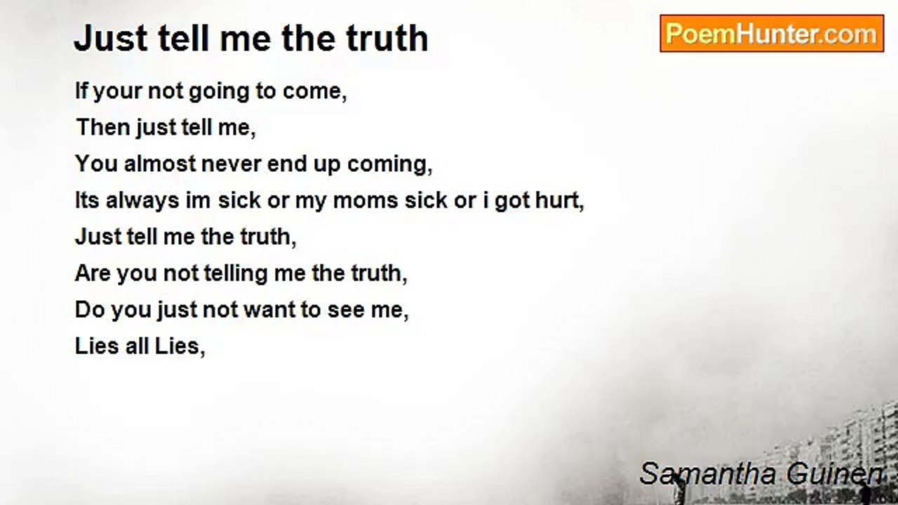 Samantha Guinen - Just tell me the truth