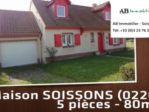 A vendre - maison - SOISSONS (02200) - 5 pièces - 80m²