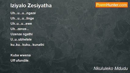 Nkululeko Mdudu - Iziyalo Zesiyatha
