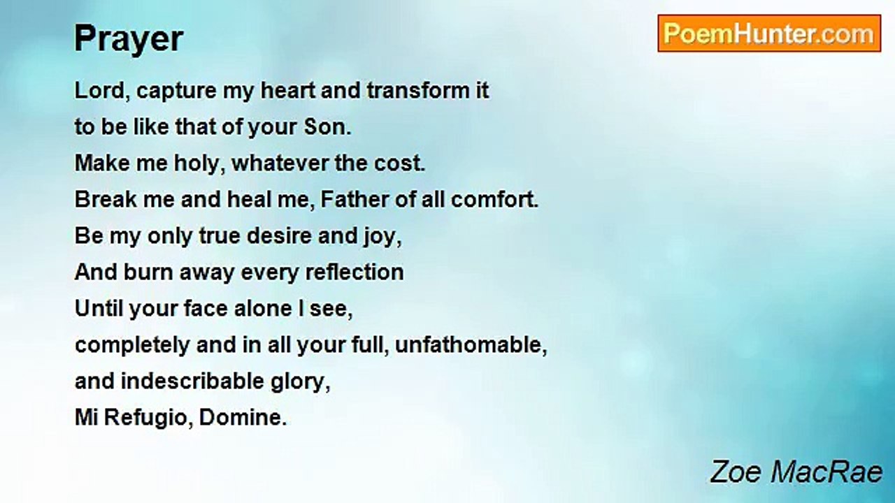Zoe MacRae - Prayer