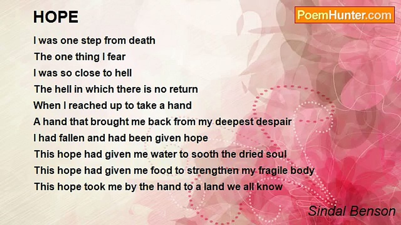 Sindal Benson - HOPE