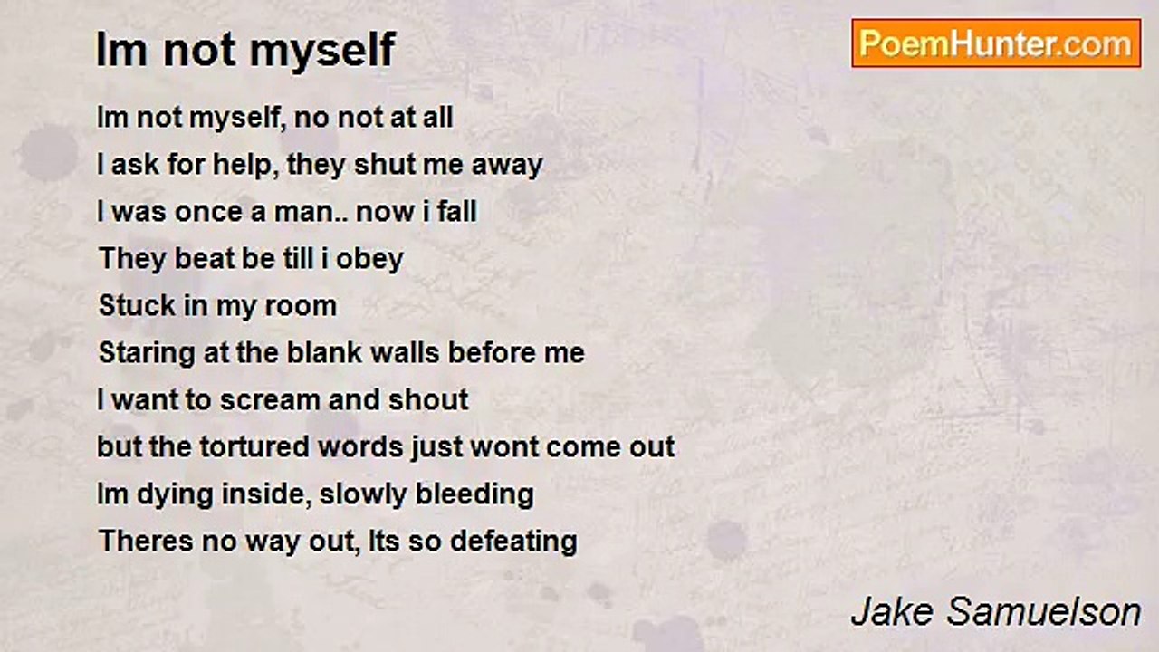 Jake Samuelson - Im not myself