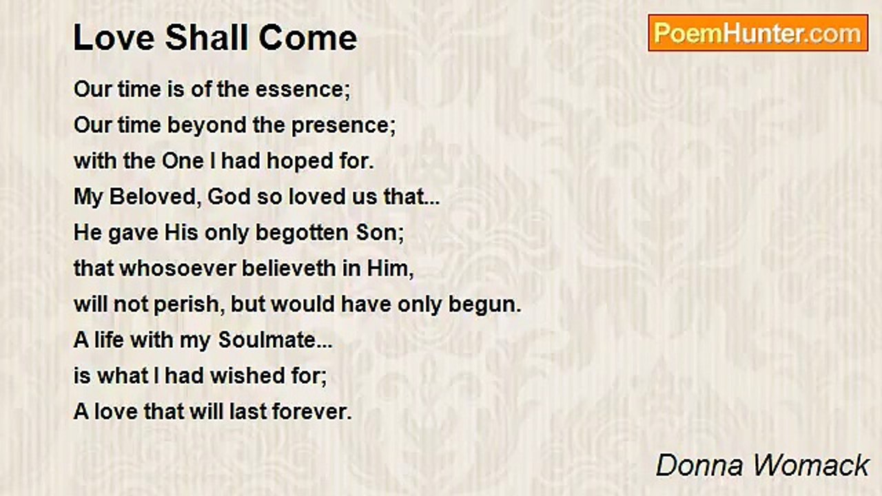 Donna Womack - Love Shall Come