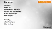 Miaka yuki - Someday