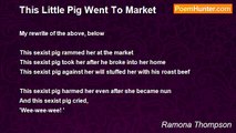 Ramona Thompson - This Little Pig Went To Market