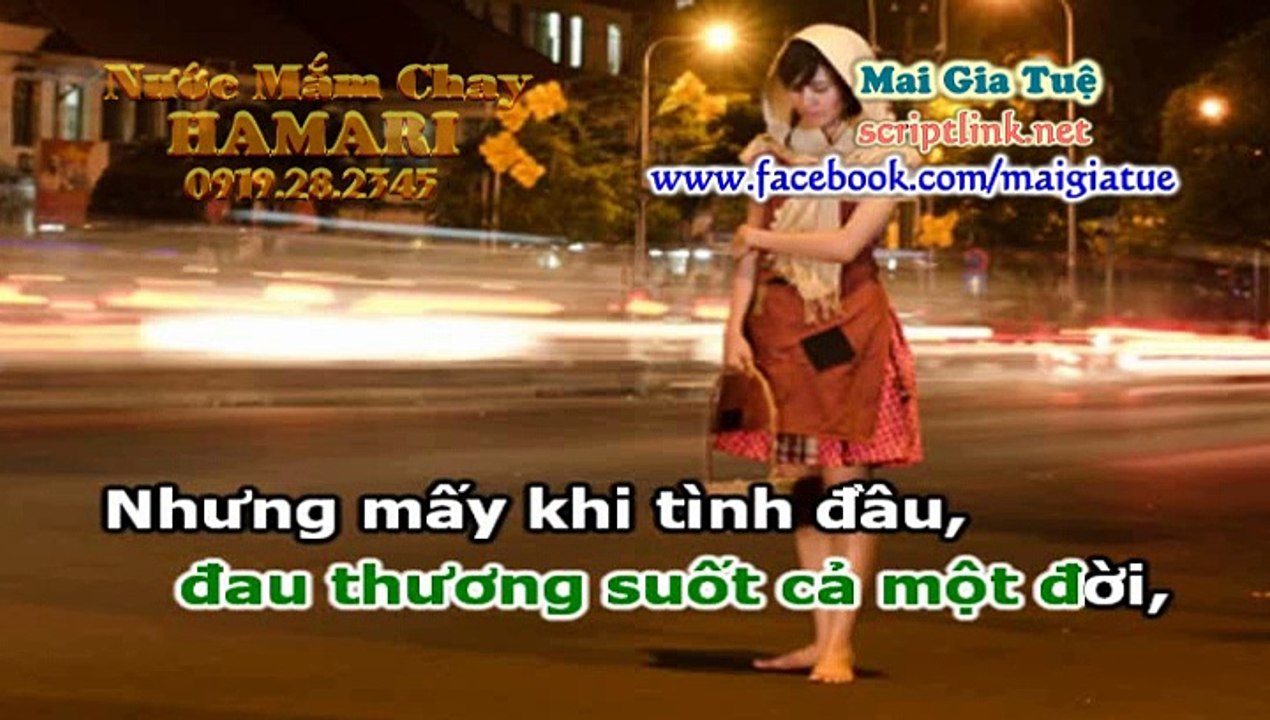 [KARAOKE NHAC SONG] NGUOI DI NGOAI PHO