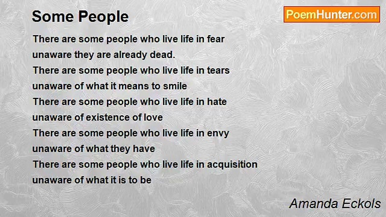 Amanda Eckols - Some People