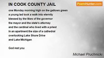 Michael Pruchnicki - IN COOK COUNTY JAIL