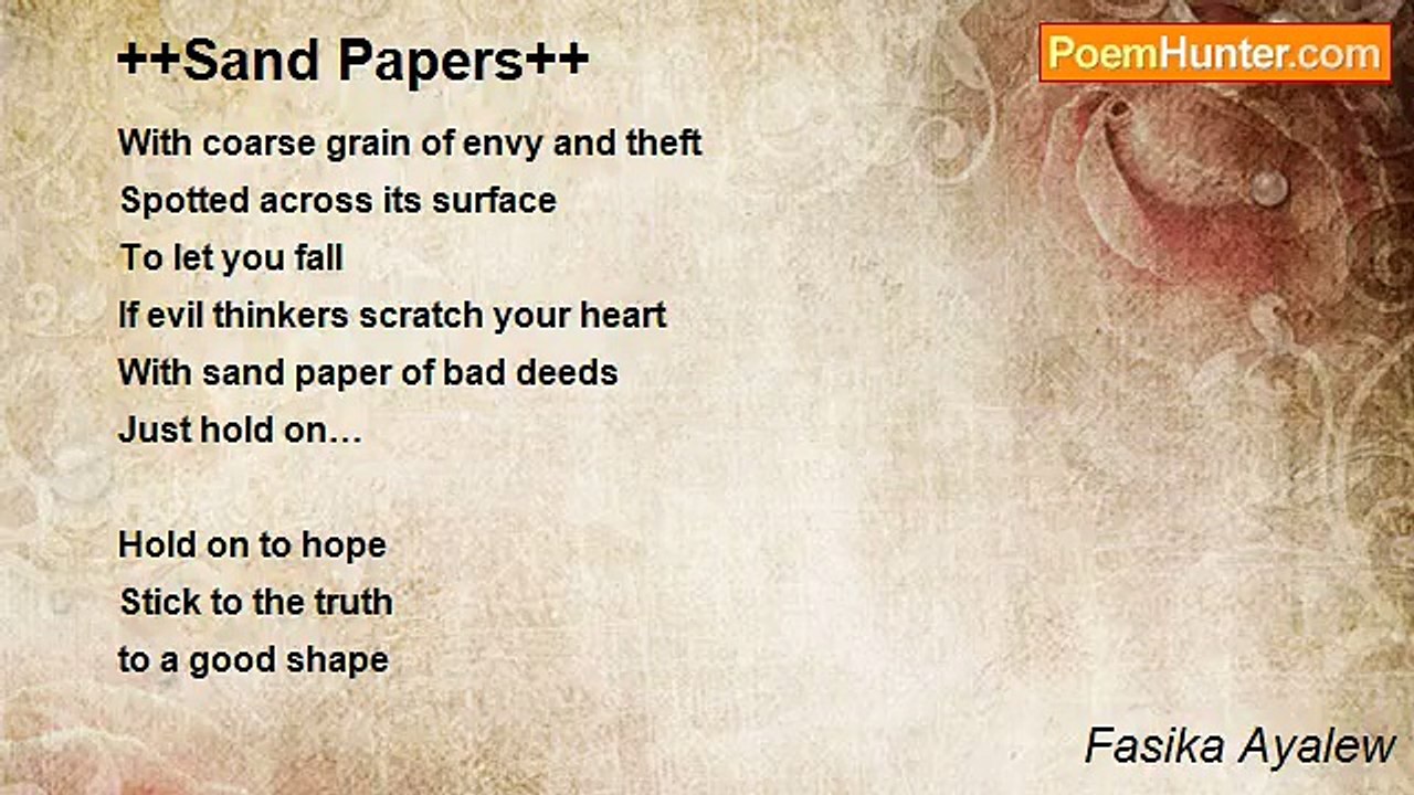 Fasika Ayalew - ++Sand Papers++