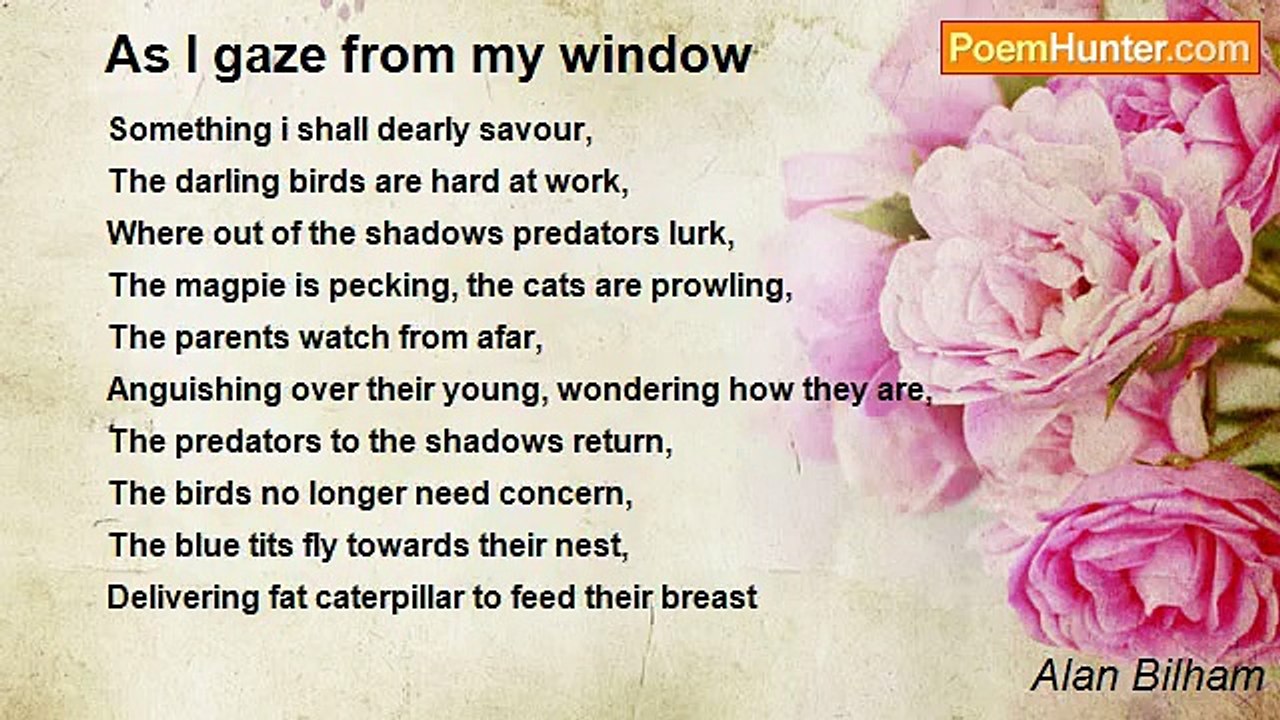 Alan Bilham - As I gaze from my window