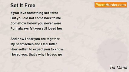 Tia Maria - Set It Free