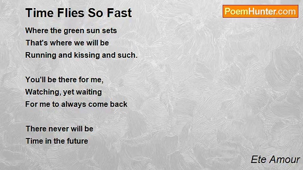 Ete Amour - Time Flies So Fast