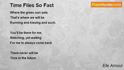 Ete Amour - Time Flies So Fast