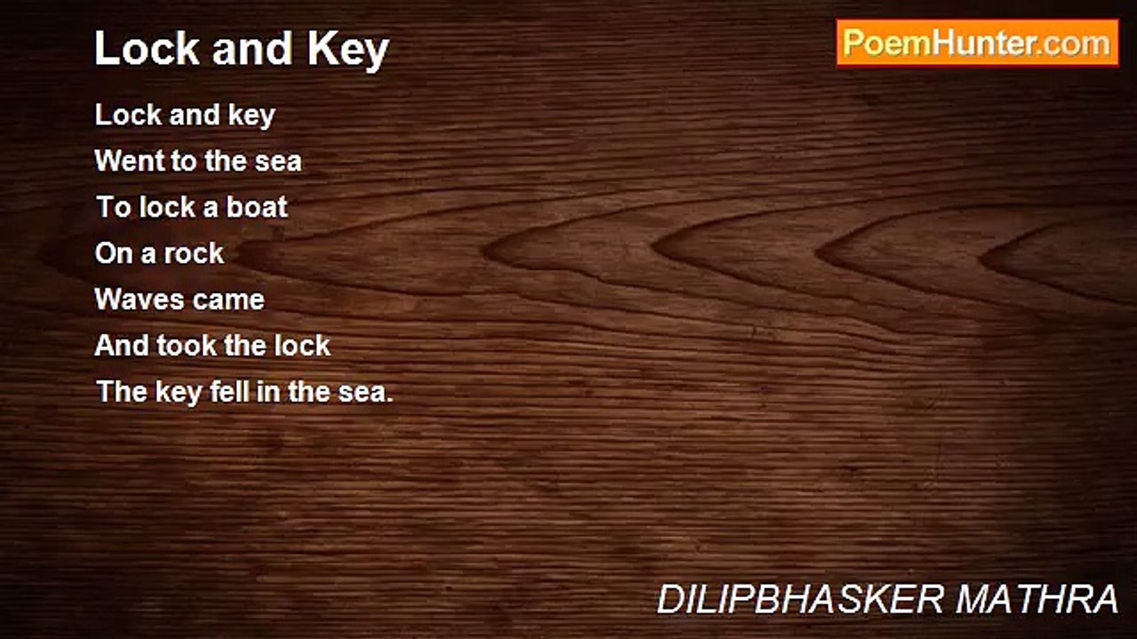 DILIPBHASKER MATHRA - Lock and Key